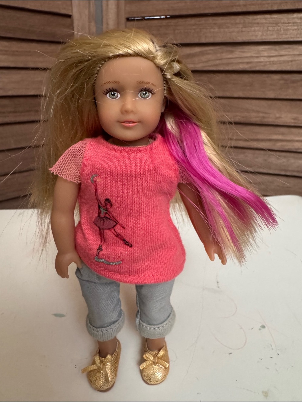 American Girl Mini Isabelle Palmer GOTY 2014 Doll Complete Meet Outfit
